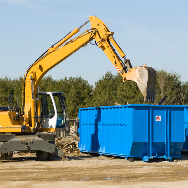 is there a minimum or maximum amount of waste i can put in a residential dumpster in Tate Georgia